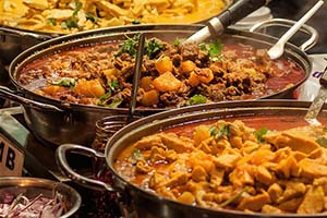 A professional rider on a horse